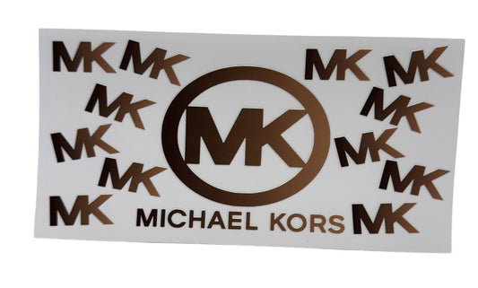 Michael Kors Dark and Light Brown Cup Transfer