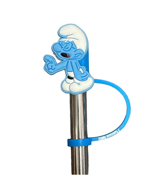 Smurf glasses  Straw Toppe