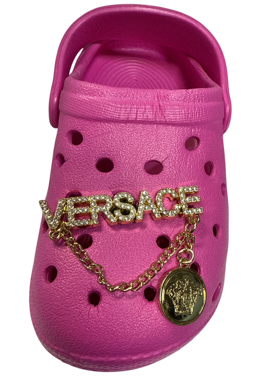 Versace metal Shoe Charm