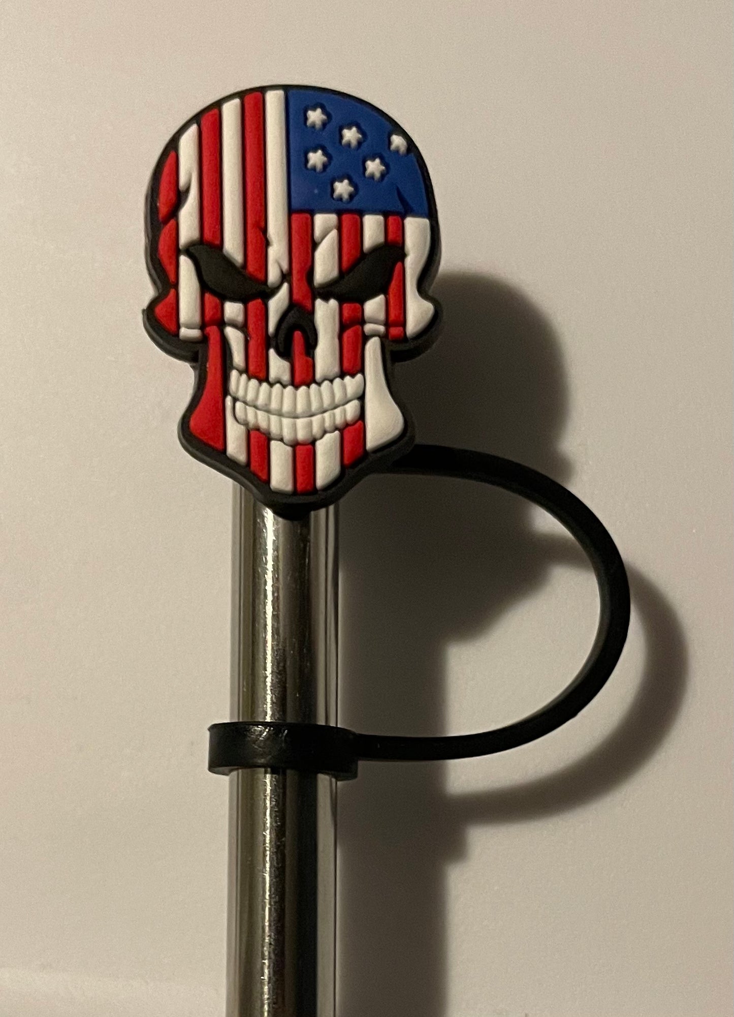 Skull Flag Straw Topper