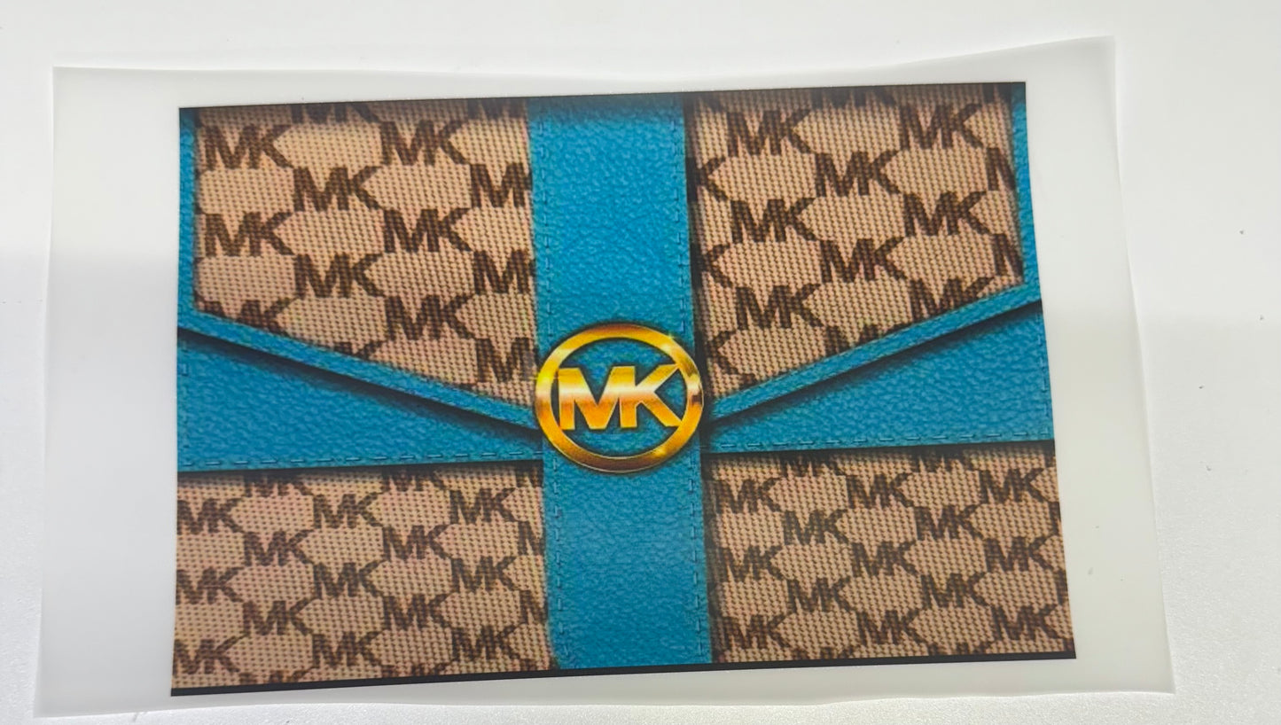 Michael Kors Brown & Blue Heat Transfer