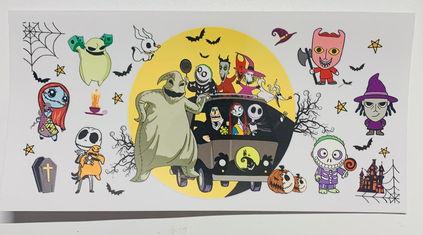 Yellow jack & sally Cup Transfer