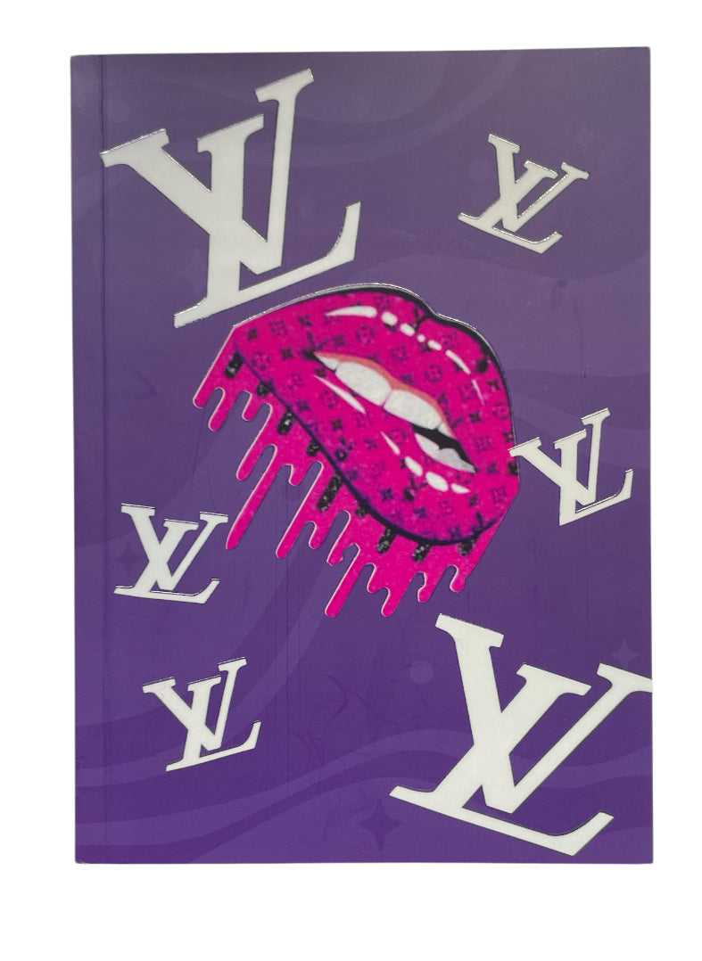 Lv lips purple Notebook