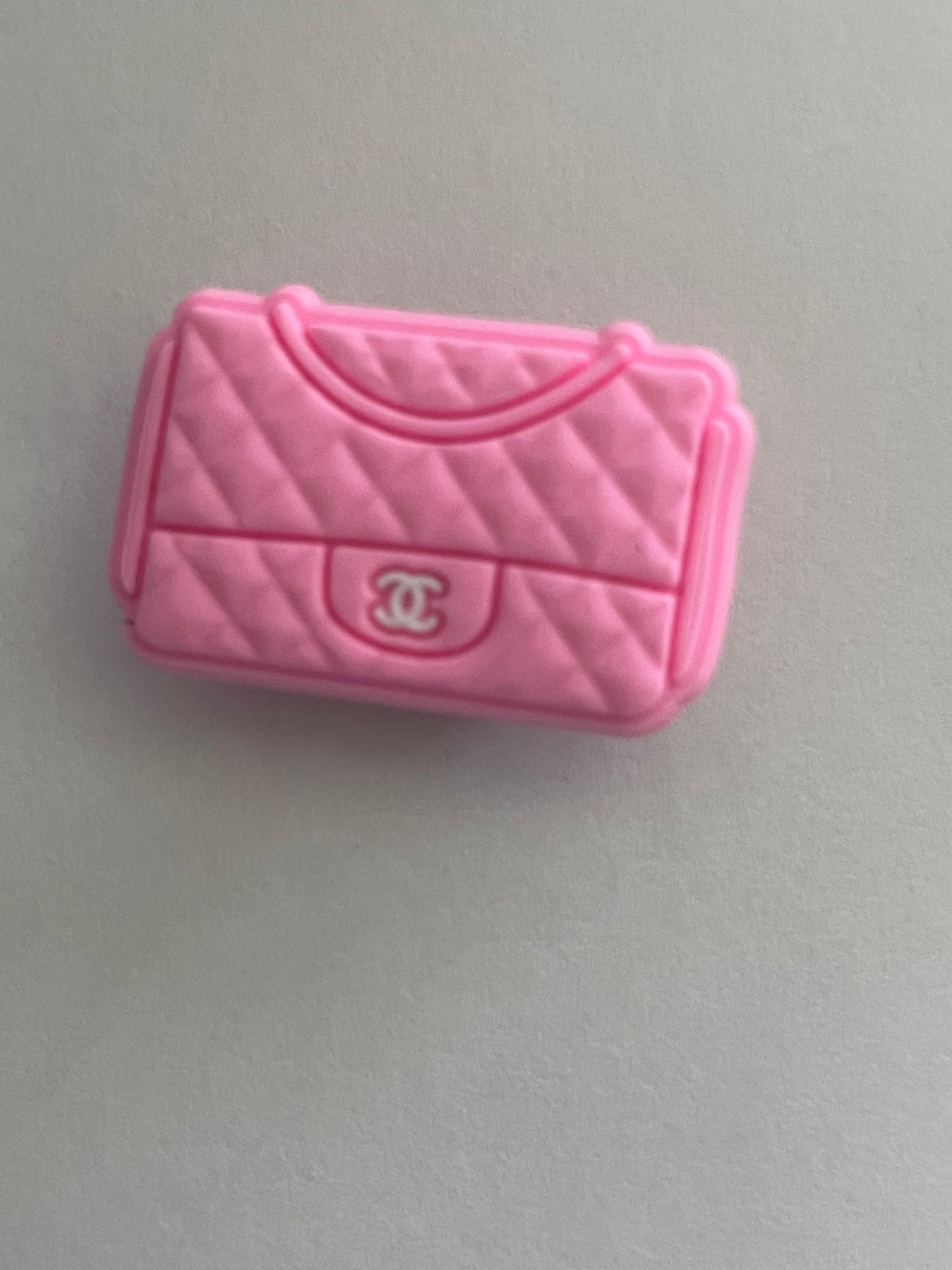 cc pink purse Shoe Charm