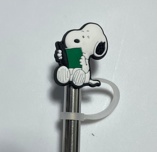 Snoopy Green Book Straw Topper