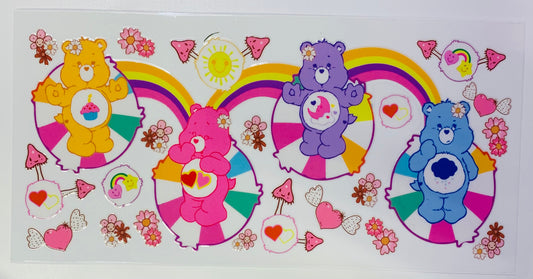 Care Bear Rainbow Floats Cup Transfer