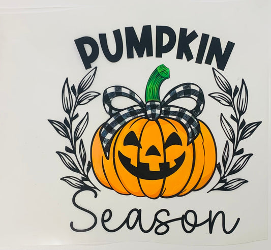 Pumpkin season DTF Heat Transfer
