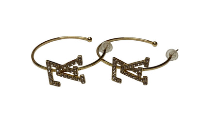 Lv 1.5 dupe earrings circle gold  #12
