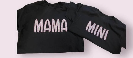 Mother & daughter matching shirts add adult side shirt and in notes add the kids size .