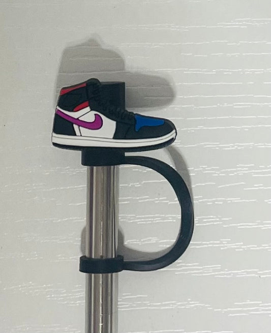 Multi Color Sneaker Straw  Topper