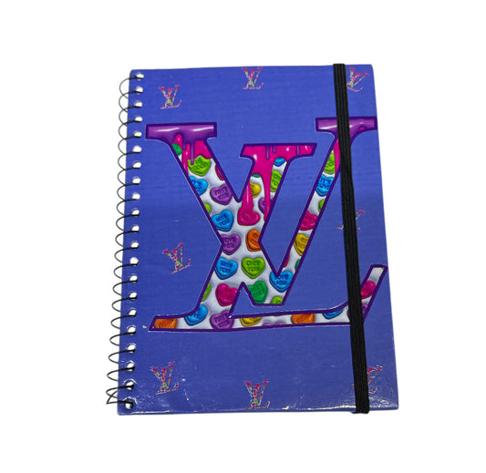 Lv colorful bright purple Notebook