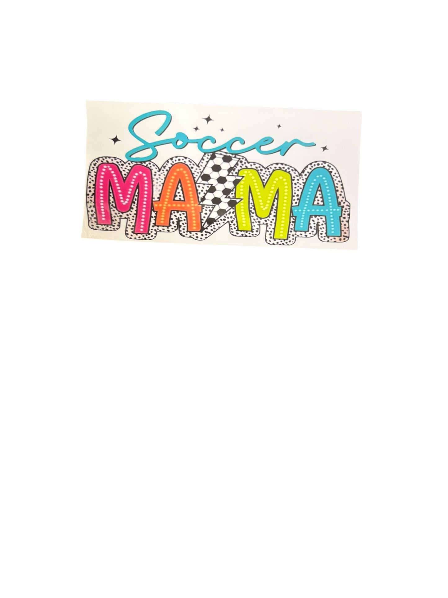 Soccer Mama Lightning UV Cup Transfer