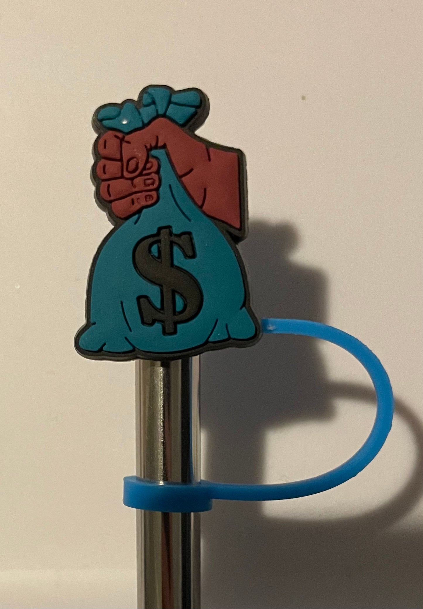 Bag Money Straw Topper