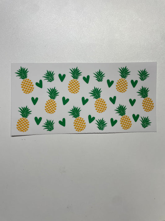 Yellow pineapples Cup Transfer