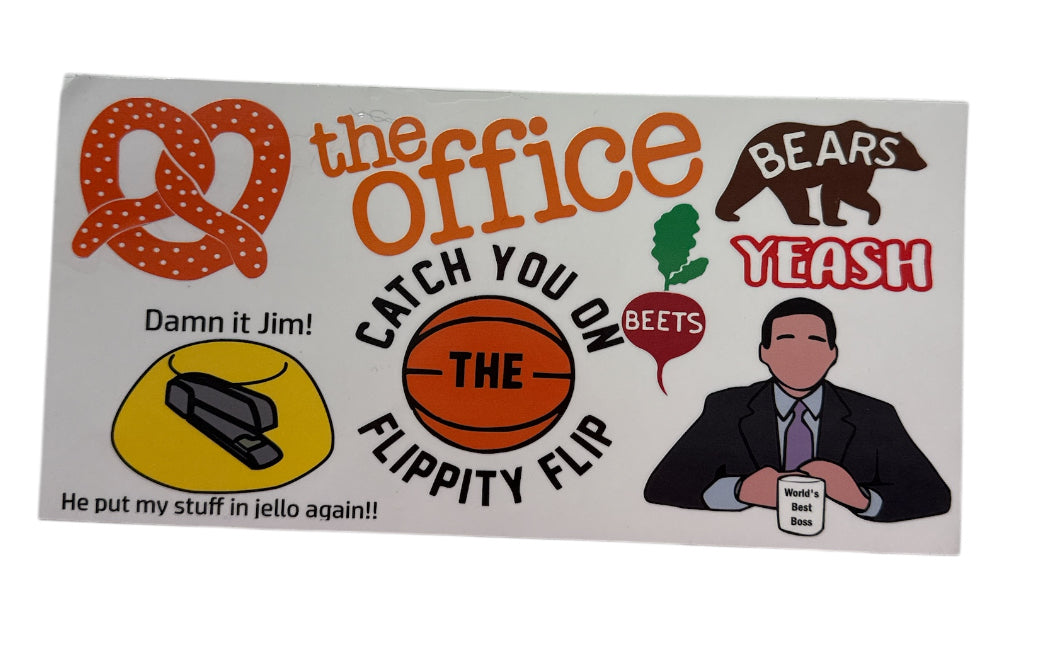 The office big pretzel Cup Transfer