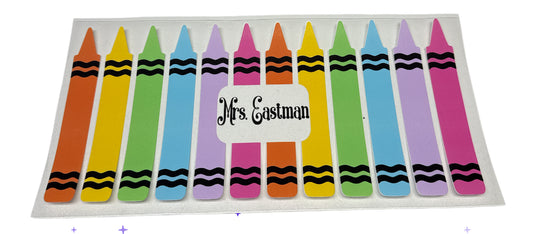 Crayons.. you choose the name and tell me Cup Transfer