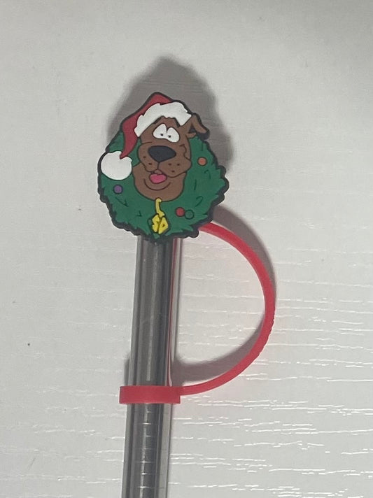 Christmas Scooby Straw Topper