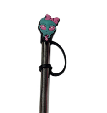 Alien girl Straw Topper