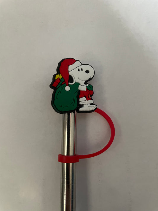 Snoopy X-mas Straw Topper