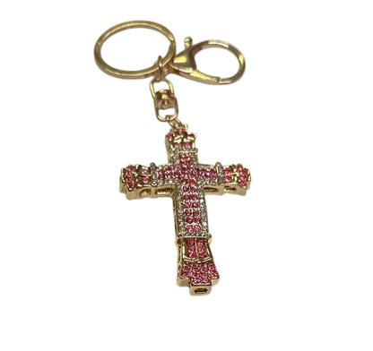 Cross Metal Keychain