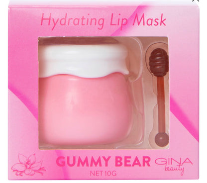 Lip mask cute honey pot with wand