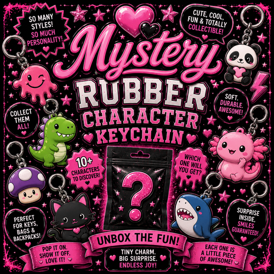 Mystery ONE Character rubber Keychains