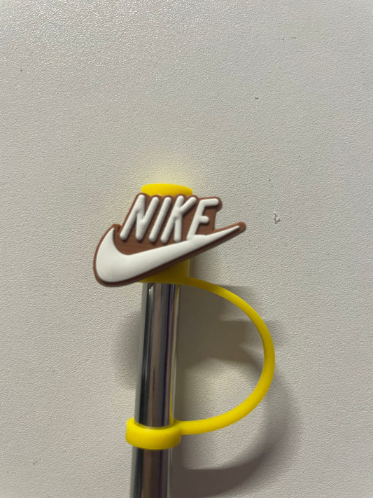 Nike yellow brown Straw Topper