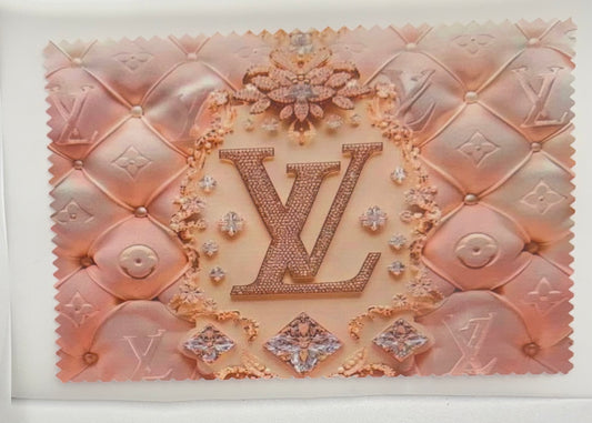 Lv Pink with Diamonds DTF Heat Transfer