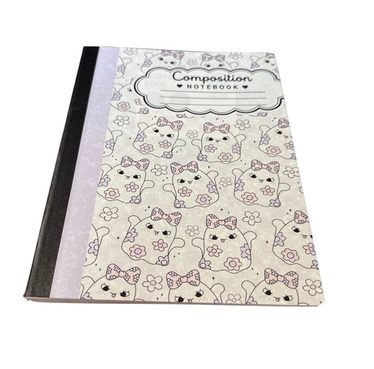 Purple ghost notebook