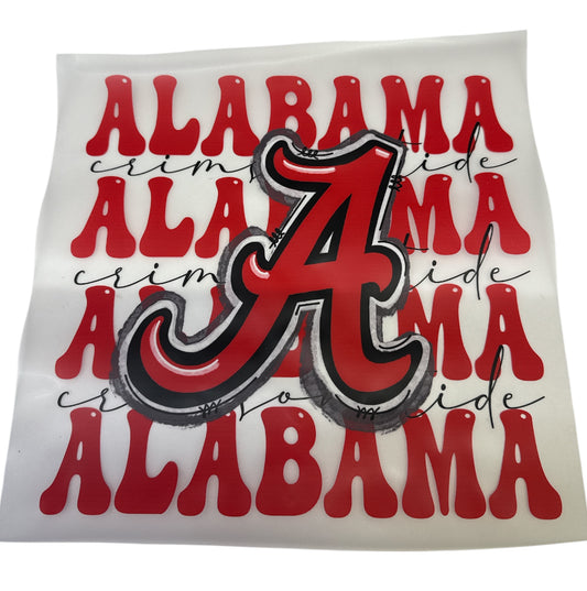 Alabama football  DTF Heat Transfer