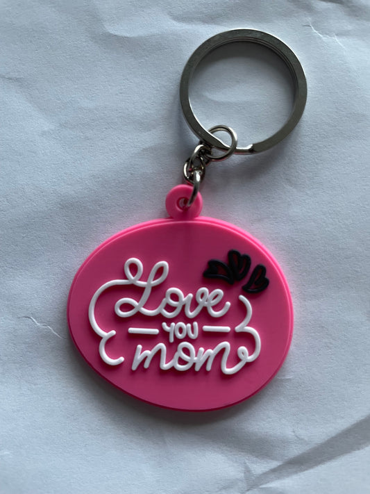 Love you mom Keychain