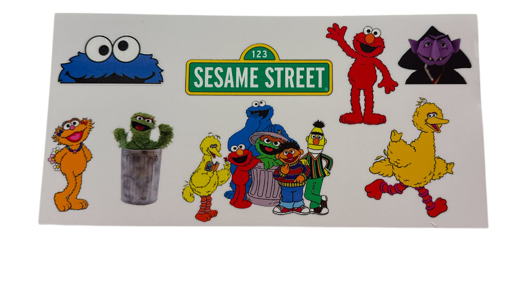 Sesame Street logo big Cup Transfer