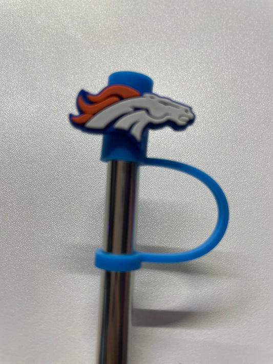 Broncos Straw Topper