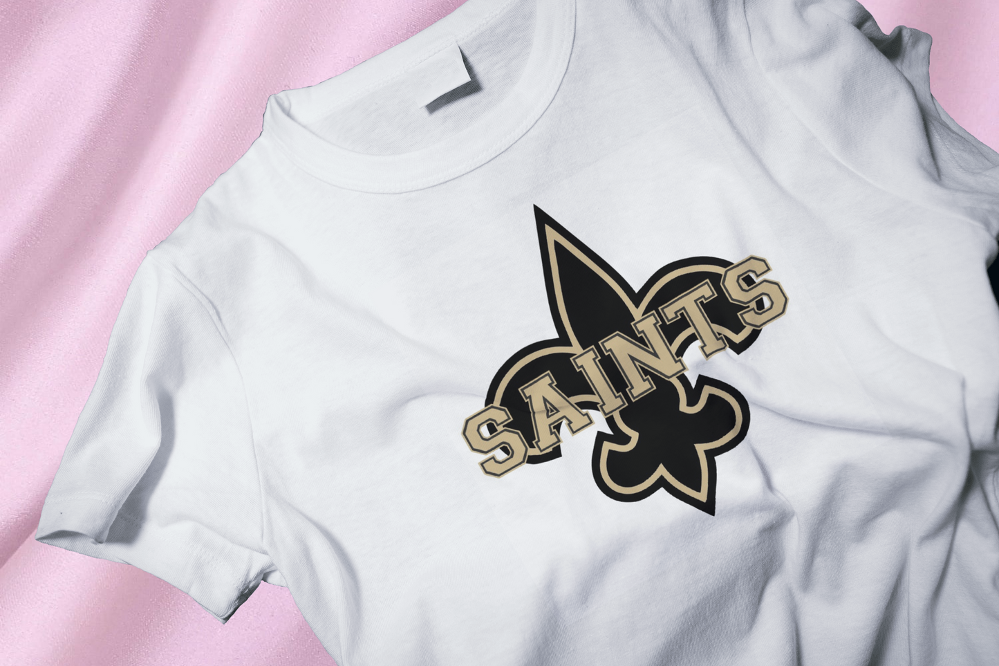 Saints logo DTF Heat Transfer