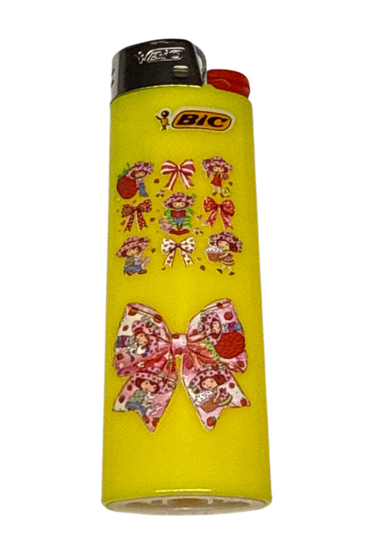Strawberry  bow bic lighter