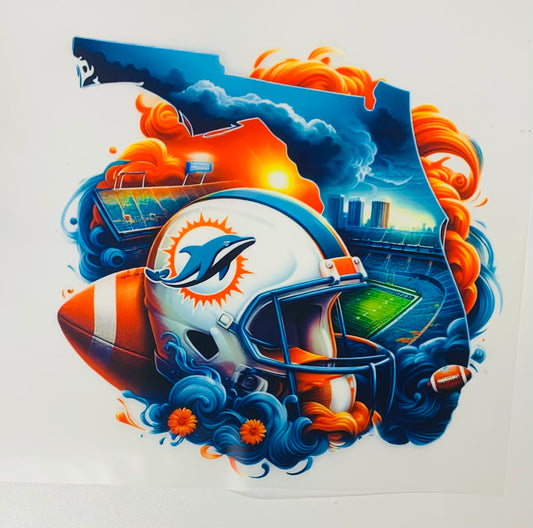 Miami Dolphins DTF Heat Transfer