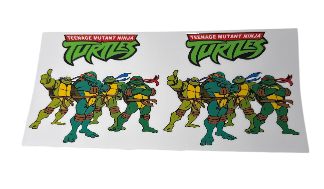 Ninja turtle logo double Cup Transfer