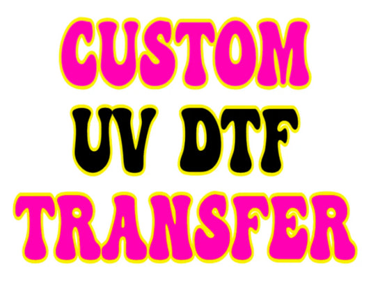 Custom UV DTF  16oz Libbey Cup Transfer