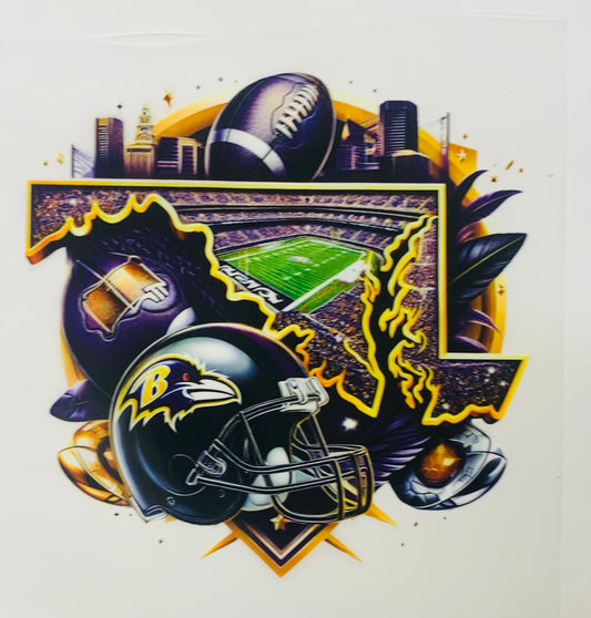 Baltimore Ravens DTF Heat Transfer