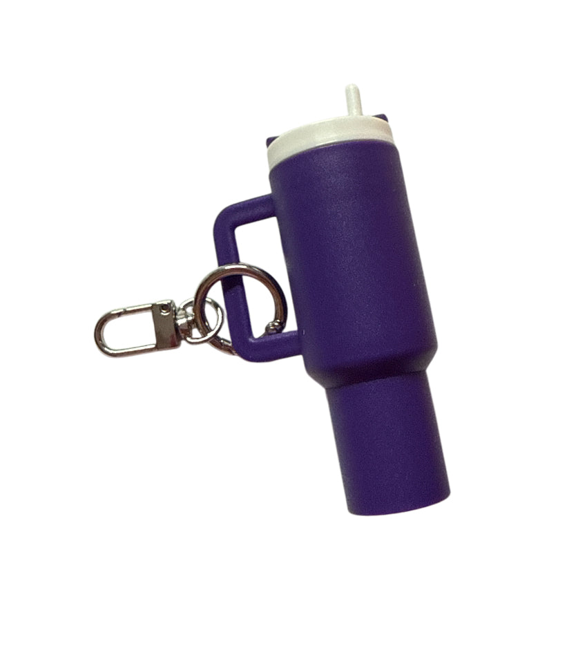 Blank purple Cup Storage keychain