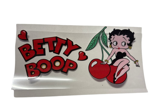 Betty boop big cherry Cup Transfer