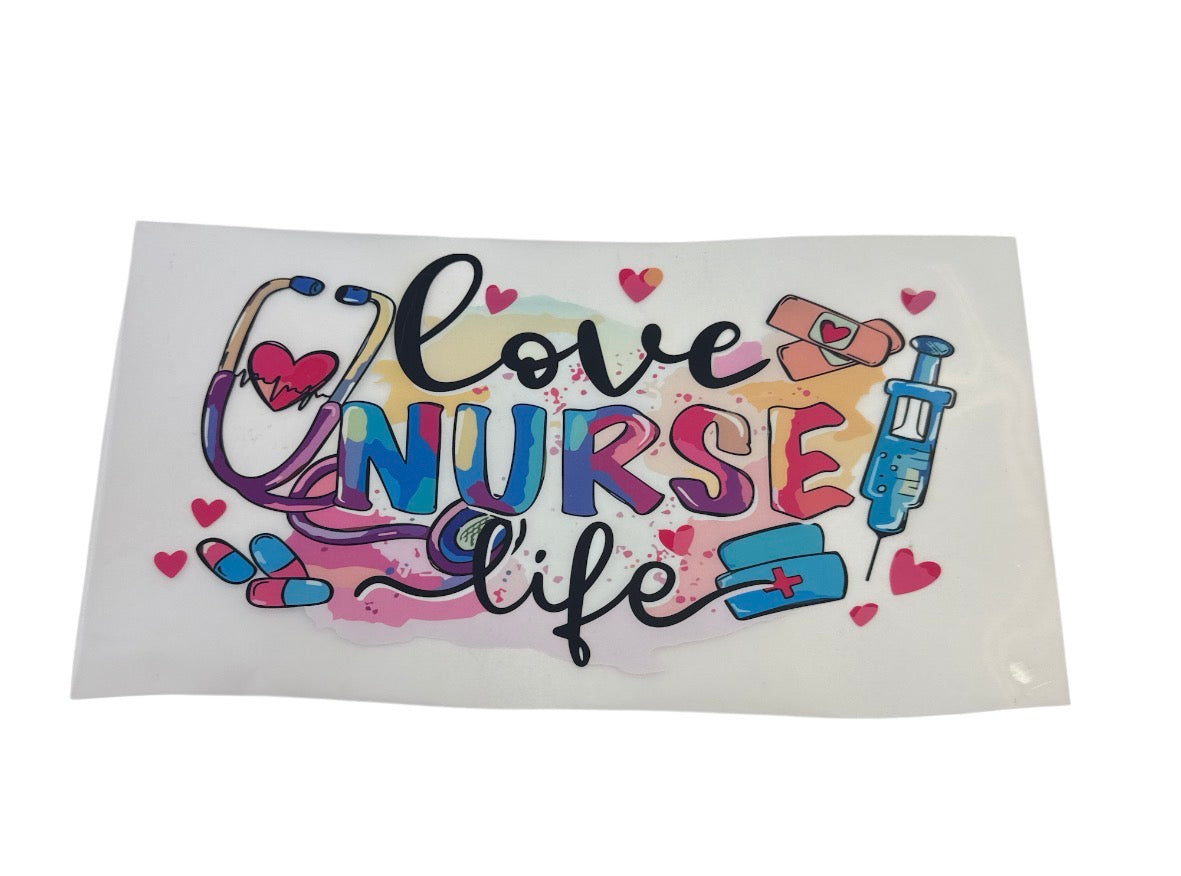 Love life nurse  DTF transfers