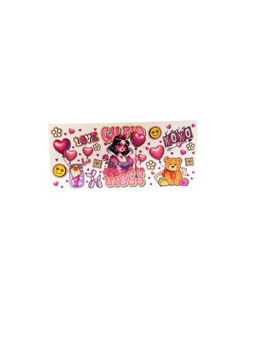Snow White Cupid Vibes  Cup Transfer