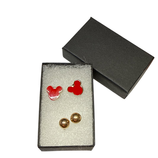 Red minnie 2pack stud pack earrings #17