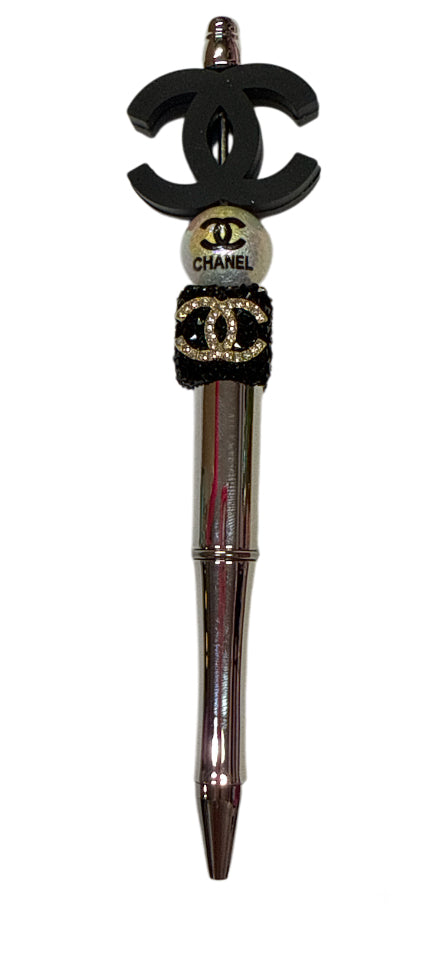 Cc diamond silver Beaded pen