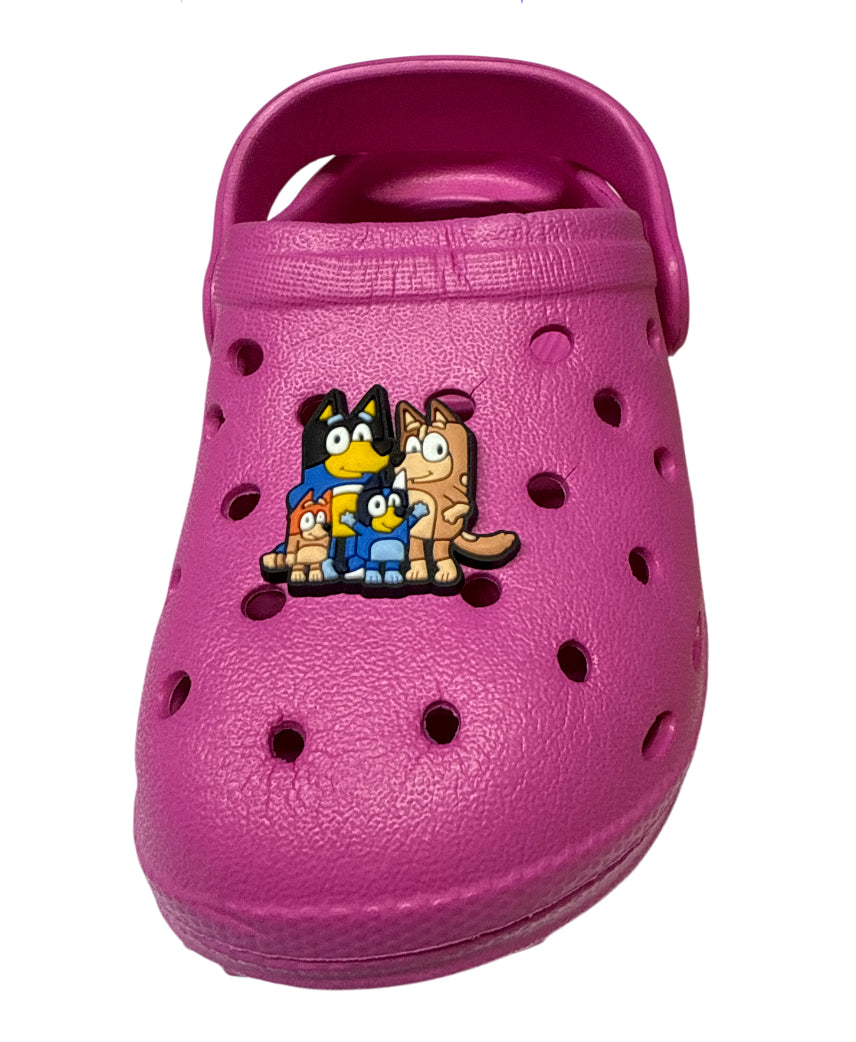 Blue family Shoe Charm
