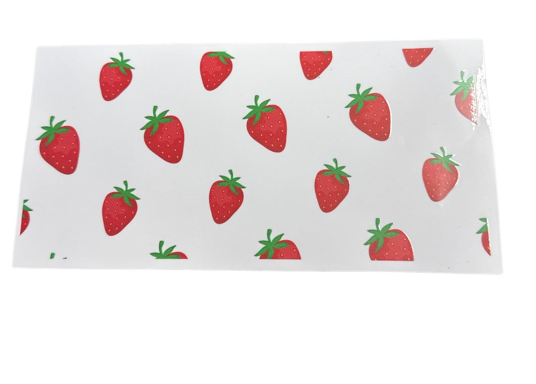 Strawberries UV Cup Transfer