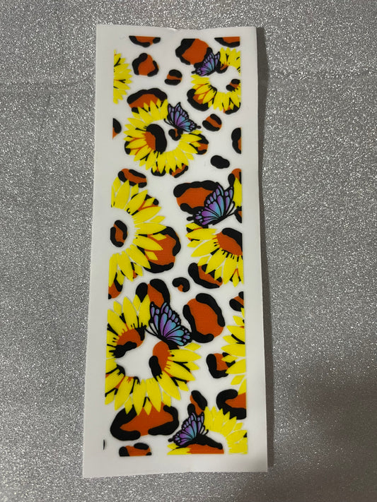 Yellow Flower Butterfly Pen Wrap