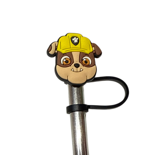 Rubble paw patrol Straw Topper