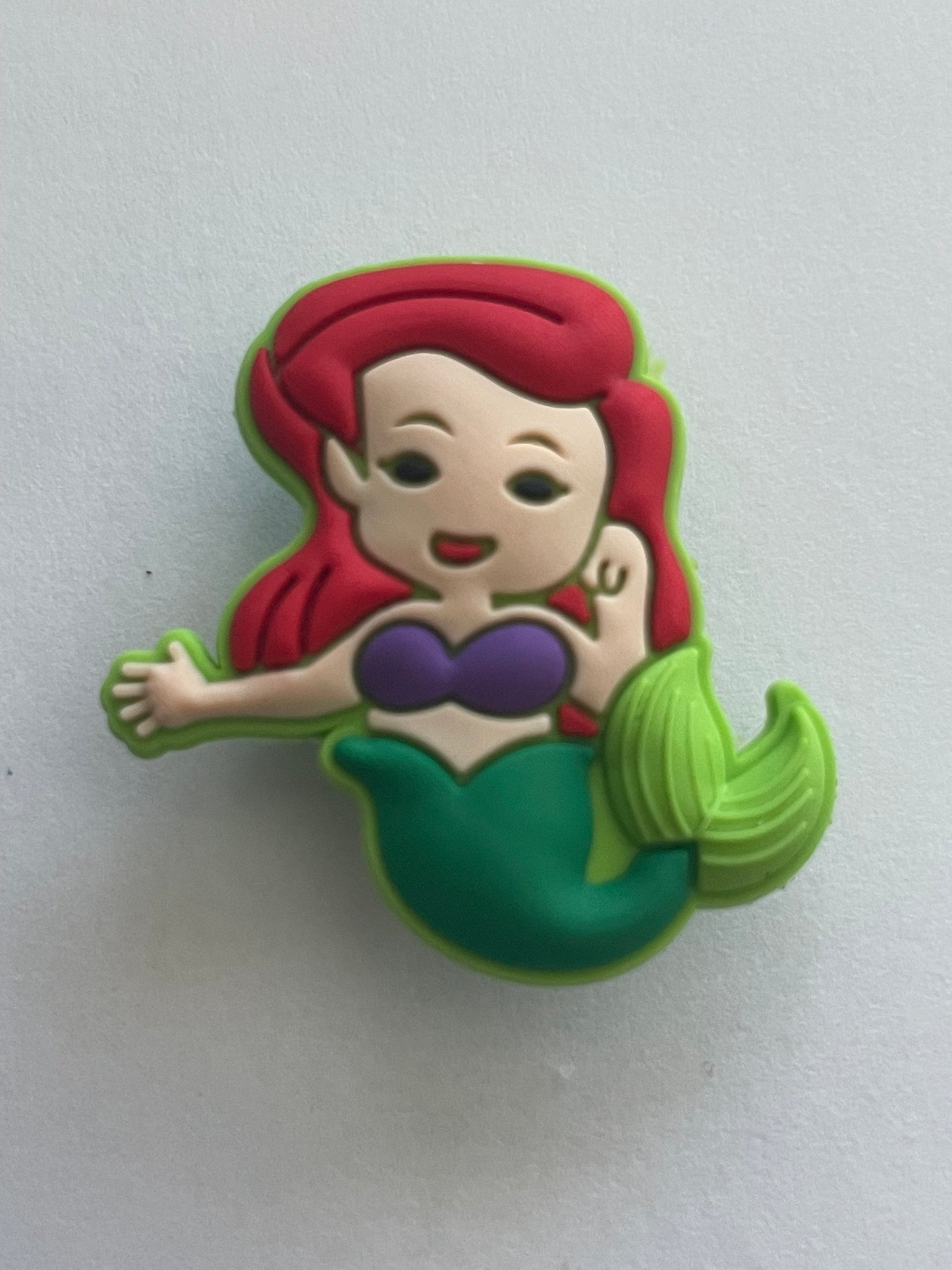 Mermaid ariel Shoe Charm